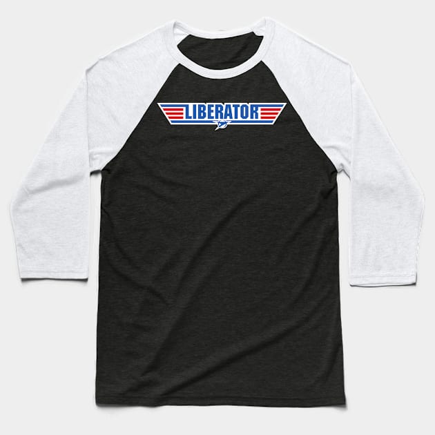 top gun liberator blake's 7 Baseball T-Shirt by synaptyx